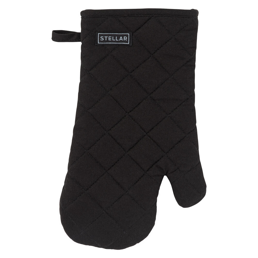 Oven mitt black