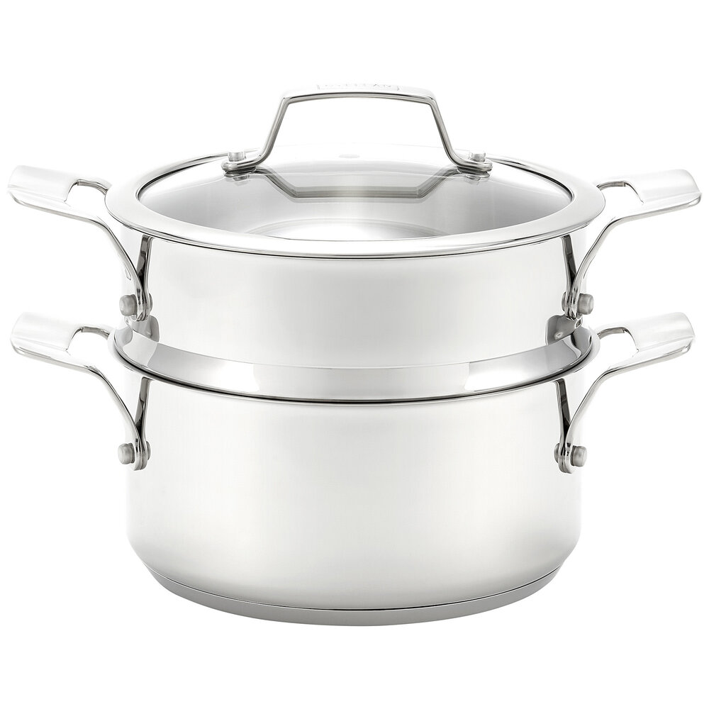 Kookpan 20cm met bain marie inzet