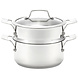 Kookpan 20cm met bain marie inzet