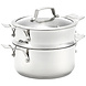 Kookpan 20cm met bain marie inzet