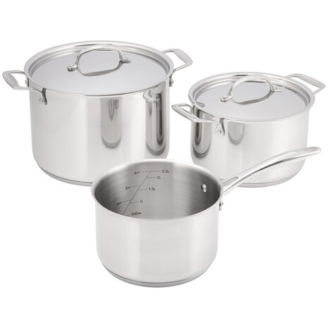 Profile 3-piece cookware set
