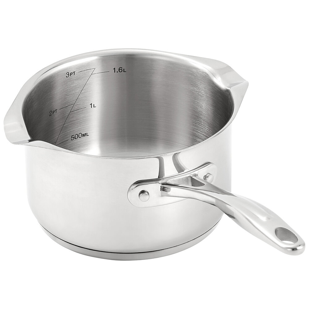 Profile steelpan 16cm 1,6L met afgietdeksel