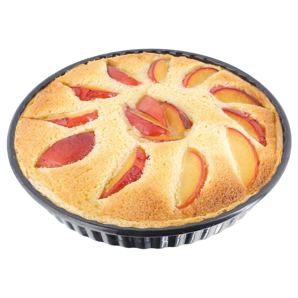 Fluted loose base flan tin 20cm