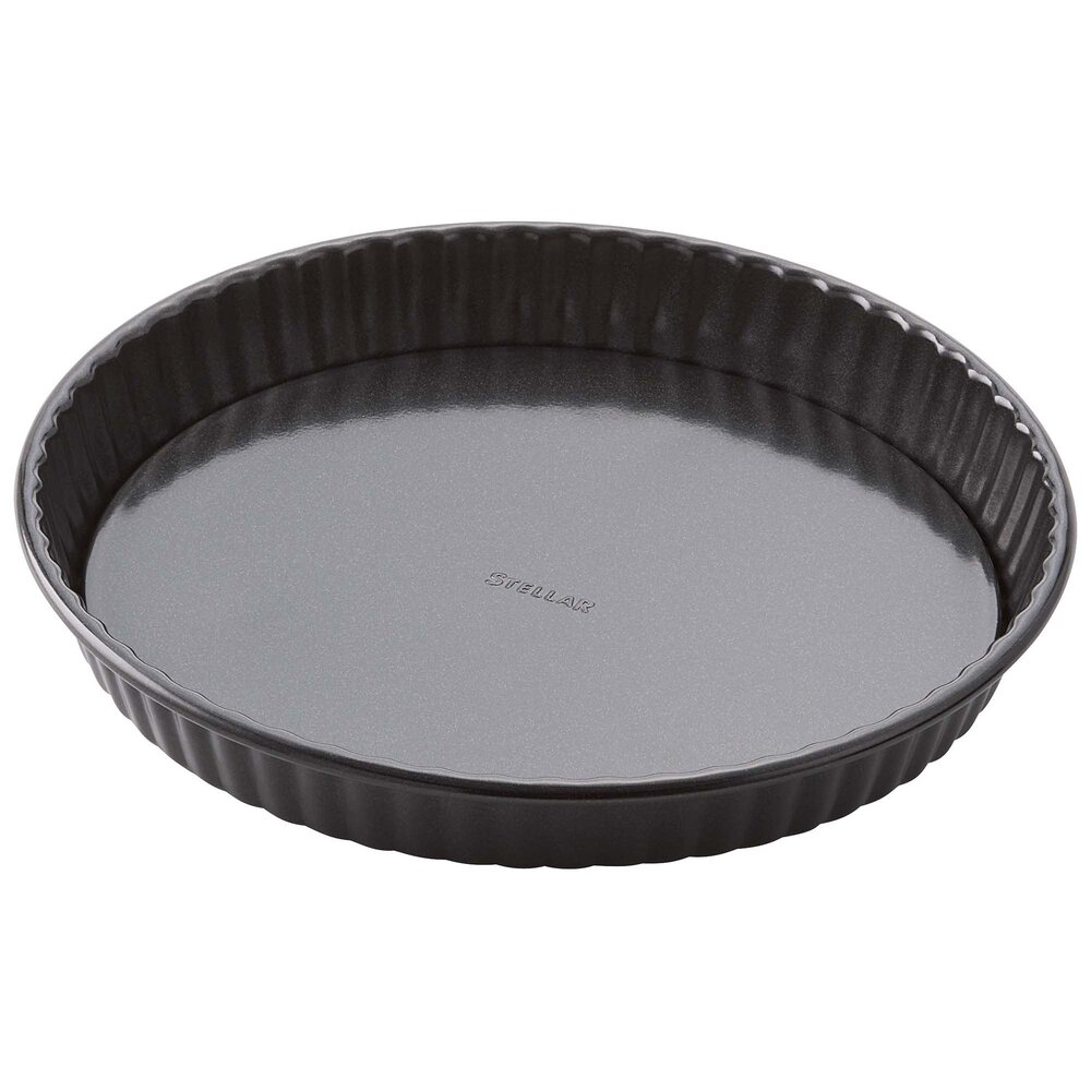 Fluted loose base flan tin 23cm