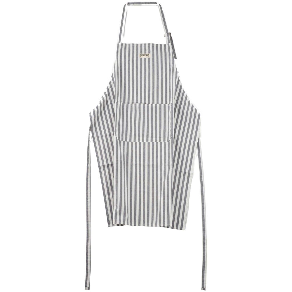 Apron gray stripe
