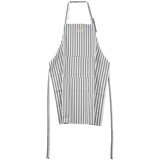 Apron gray stripe