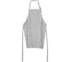 Apron gray stripe