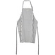 Apron gray stripe