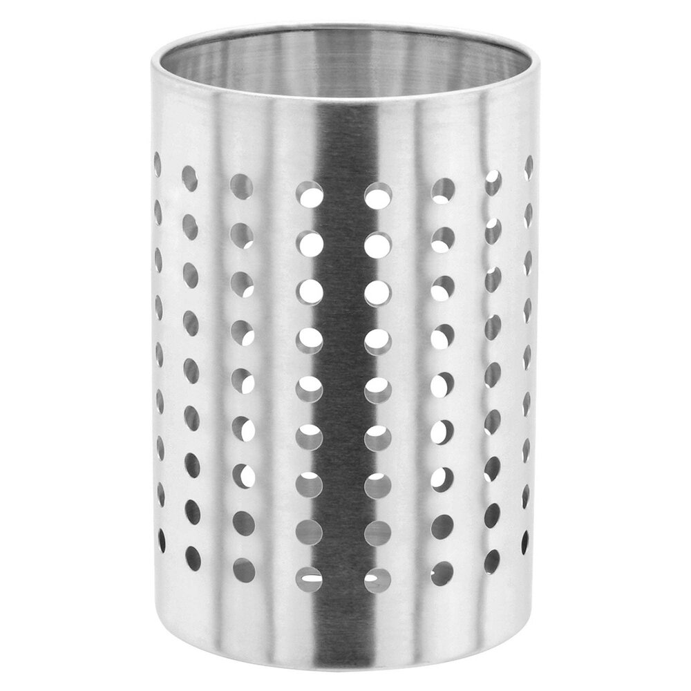 Stainless steel utensil caddy
