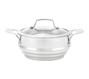 Stoominzet 16/18/20cm met deksel