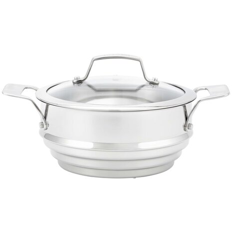 Stoominzet 16/18/20cm met deksel