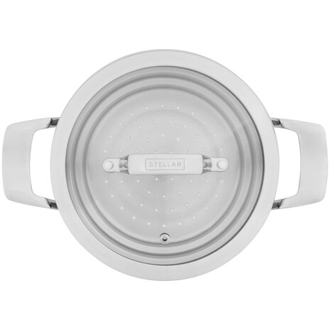 Stoominzet 16/18/20cm met deksel
