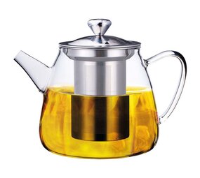 Glazen theepot 800ml met RVS filter