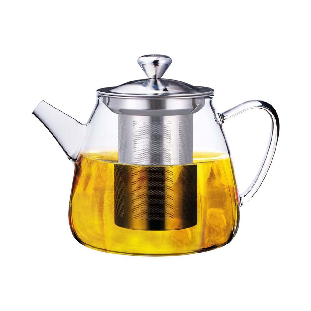 Glazen theepot 450ml met RVS filter
