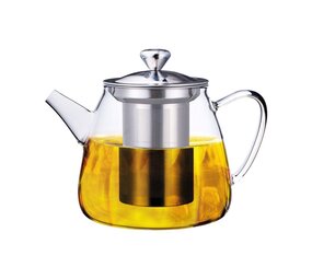 Glass teapot 450ml with filter