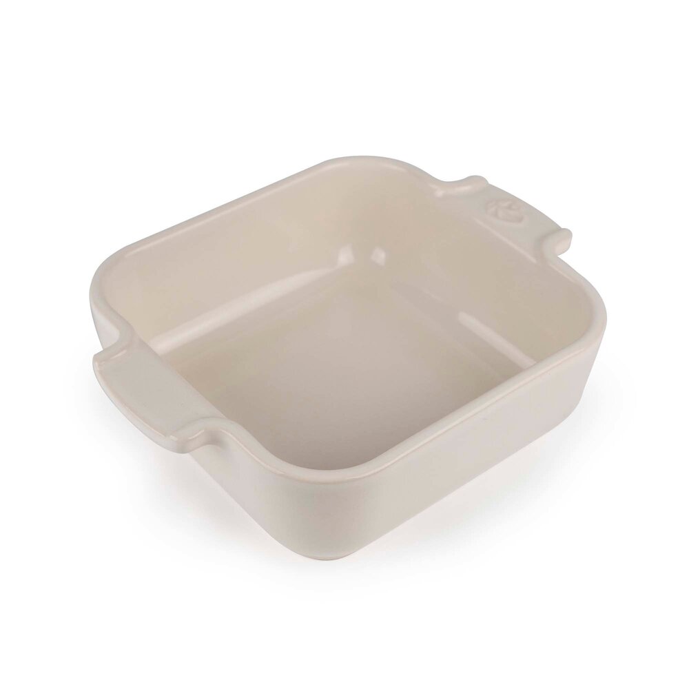 Peugeot Appolia Ceramic square oven pan 18cm Écru