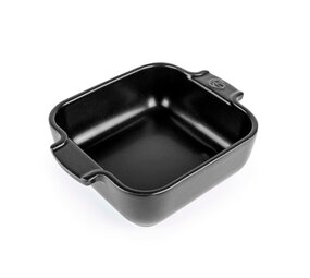 Peugeot Appolia Ceramic square oven pan 18cm Noir Satin Peugeot Appolia Ceramic square oven pan 18cm Noir Satin