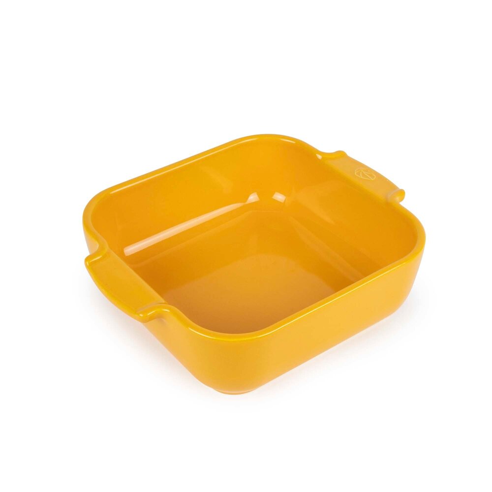 Peugeot Appolia Ceramic square oven pan 21cm Jaune Safran