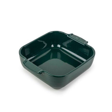 Peugeot Appolia vierkante keramische ovenschaal 21cm Vert Forêt