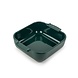 Peugeot Appolia vierkante keramische ovenschaal 21cm Vert Forêt