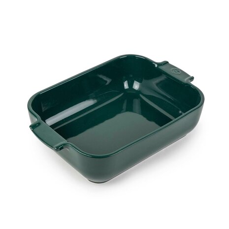 Peugeot Appolia rectangular ceramic oven dish 25cm Vert Forêt