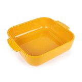 Peugeot Appolia Ceramic square oven pan 28cm Jaune Safran