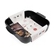 Peugeot Appolia Ceramic square oven pan 28cm Noir Satin Peugeot Appolia Ceramic square oven pan 28cm Noir Satin