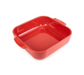 Peugeot Appolia Ceramic square oven pan 28cm Rouge Peugeot Appolia Ceramic square oven pan 28cm Rouge