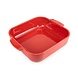 Peugeot Appolia Ceramic square oven pan 28cm Rouge