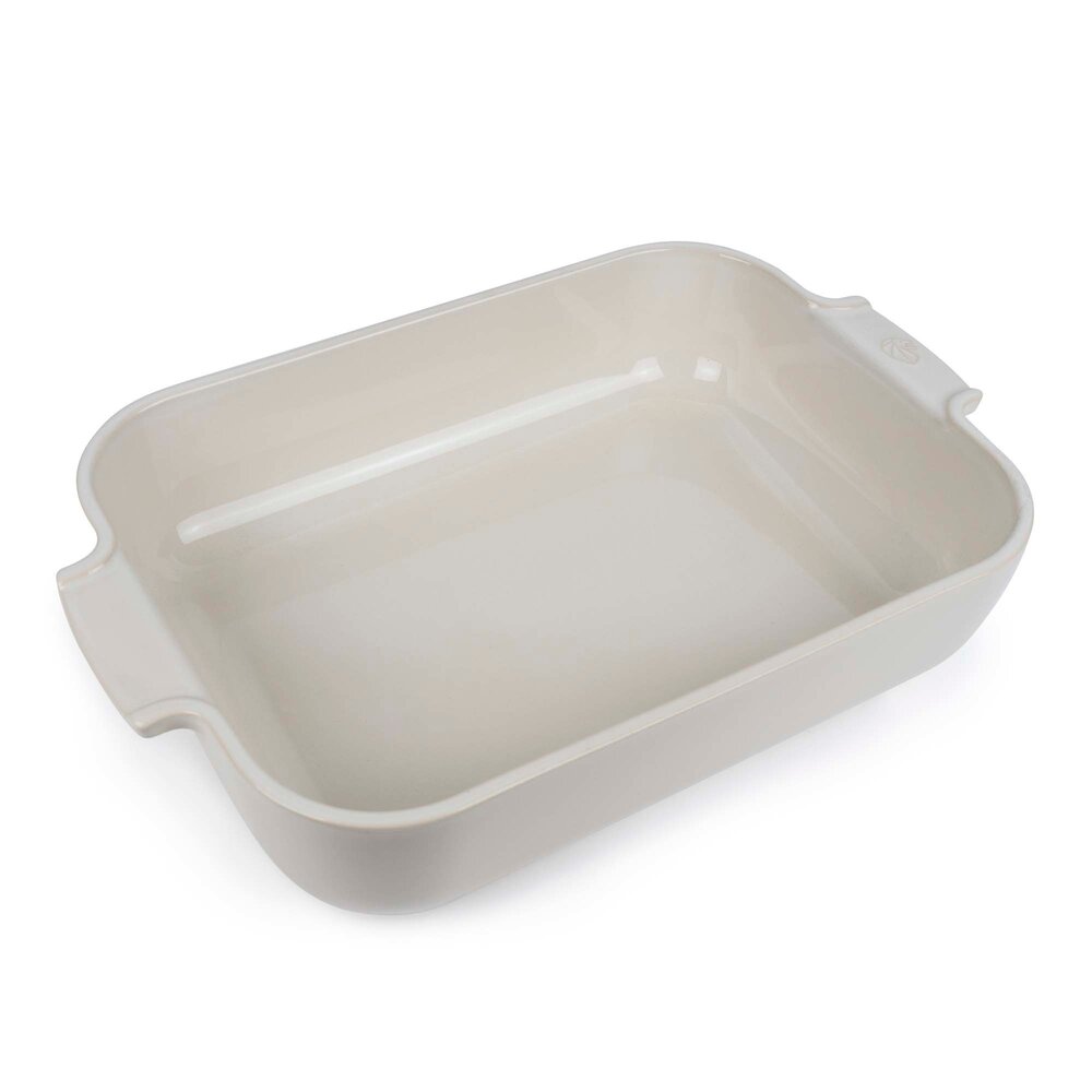 Peugeot Appolia rectangular ceramic oven dish 36cm Écru