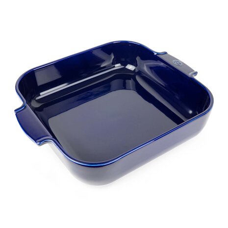 Peugeot Appolia vierkante keramische ovenschaal 36cm Bleu
