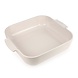 Peugeot Appolia Ceramic square oven pan 36cm Écru