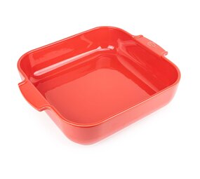 Peugeot Appolia Ceramic square oven pan 36cm Rouge Peugeot Appolia Ceramic square oven pan 36cm Rouge