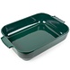Peugeot Appolia rectangular ceramic oven dish 40cm Vert Forêt
