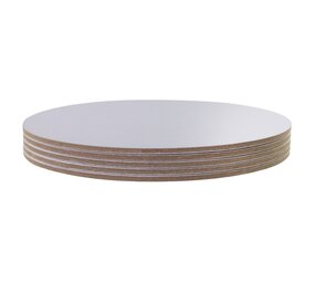 PME 5 cake drums 15cm silver, thickness 3mm