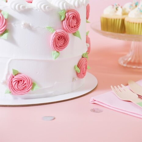 PME 5 cake drums 20cm white, thickness 3mm