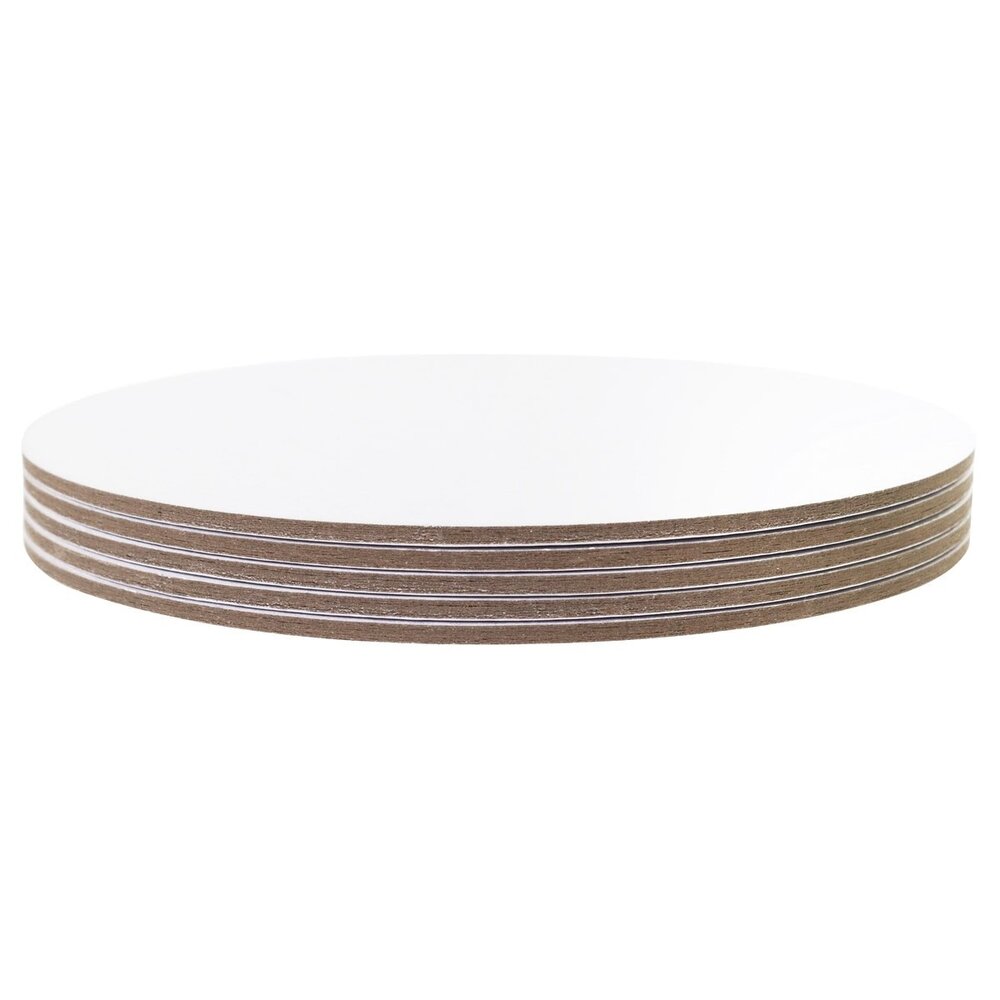PME 5 cake drums 15cm white, thickness 3mm