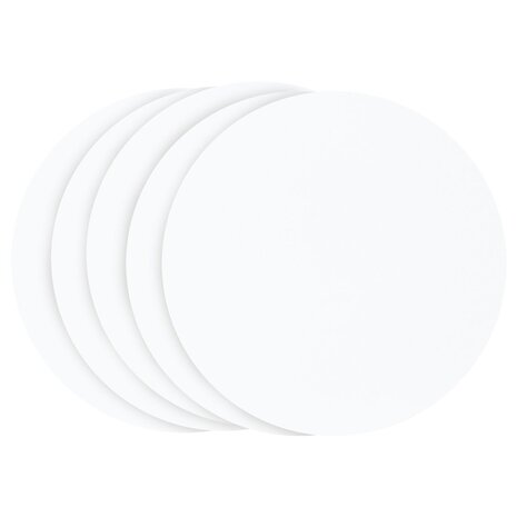 PME 5 cake drums 25cm white, thickness 3mm