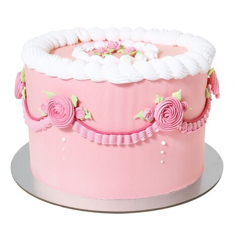 PME 5 cake drums 25cm silver, thickness 3mm