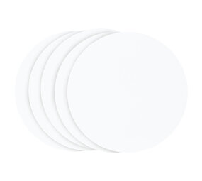PME 5 cake drums 30cm white, thickness 3mm