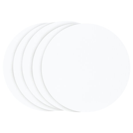 PME 5 cake drums 30cm white, thickness 3mm