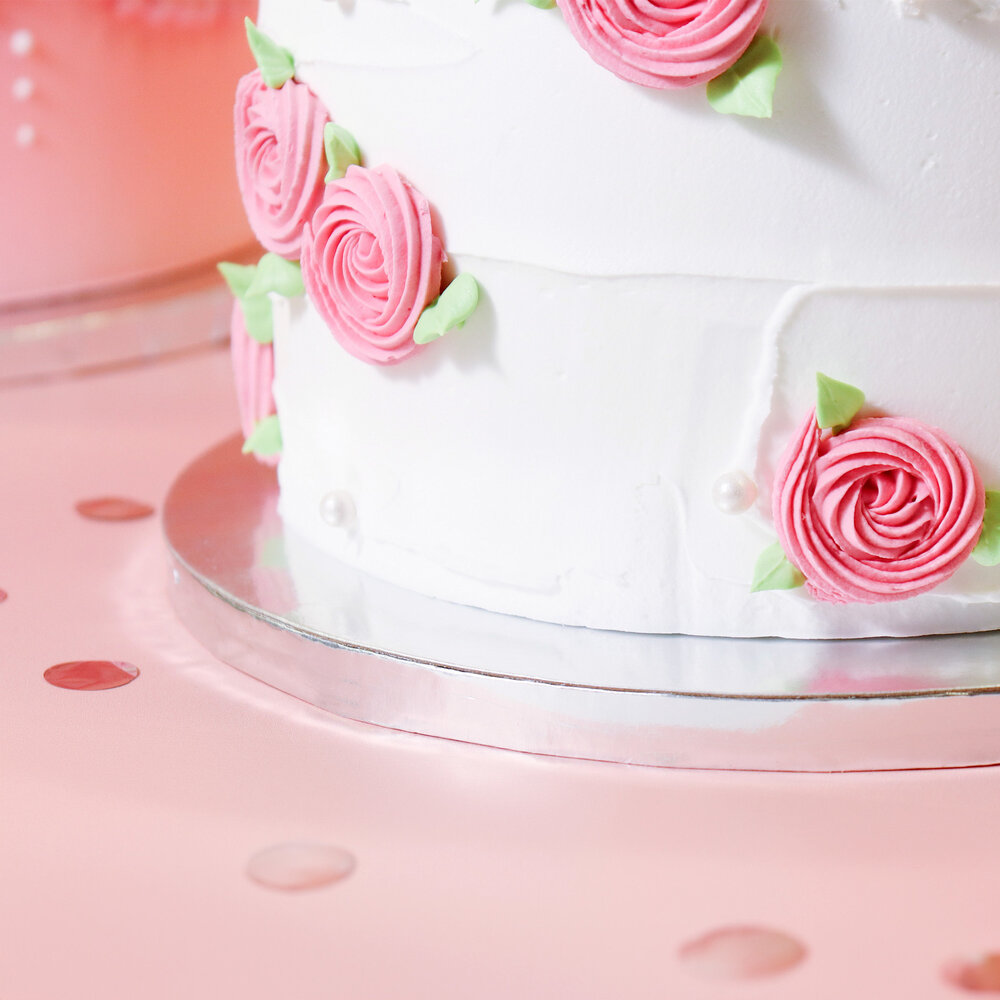 PME Cake drum 30cm silver, thickness 12mm