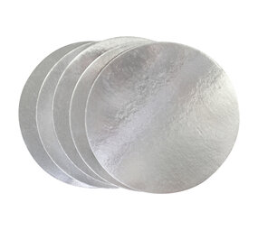 PME 5 Cake drums 30cm silver thickness 3mm