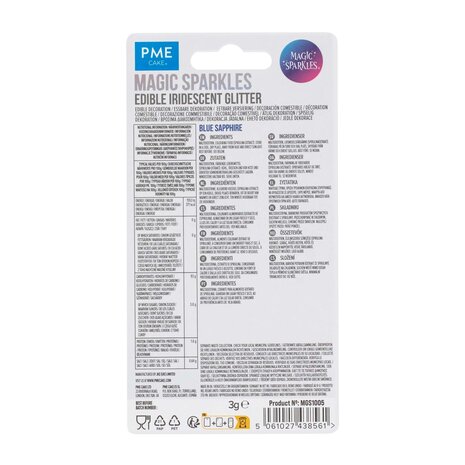 PME Eetbare glitter 3g "Blue Sapphire"