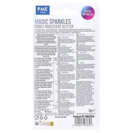 PME Eetbare glitter 3g "Unicorn"