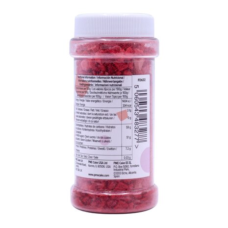 PME Freeze dried strawberry pieces 12gr. PME Freeze dried strawberry pieces 12gr.