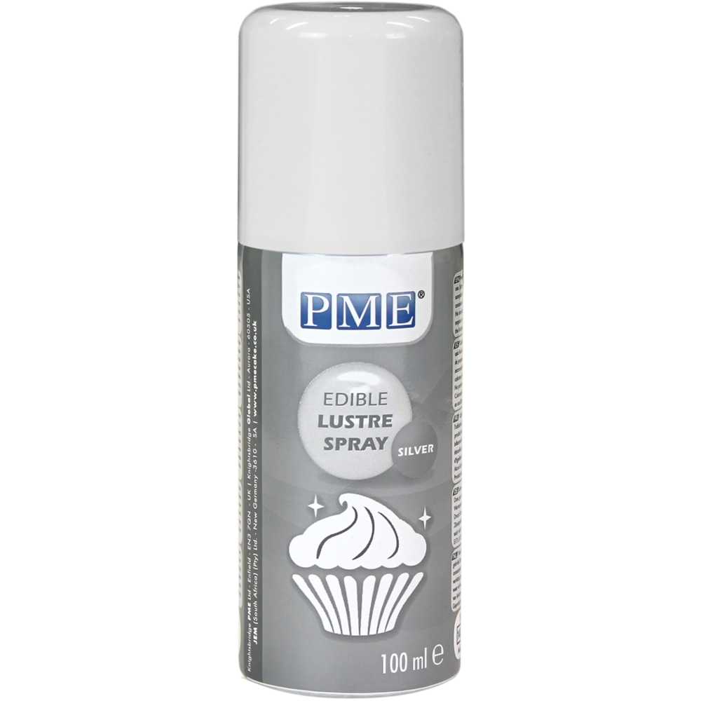 PME Kleurspray eetbaar zilver 100ml