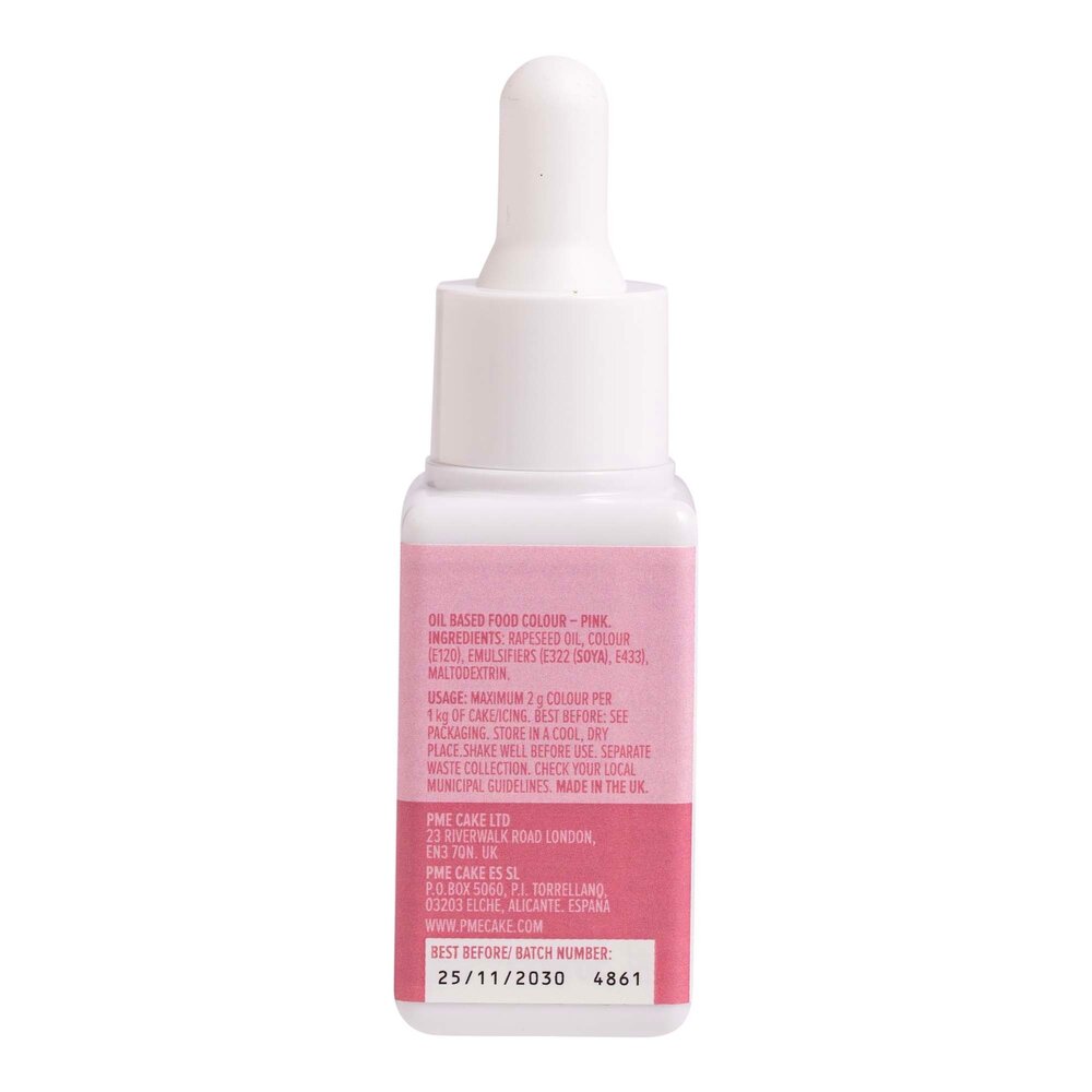 PME Oil based food coloring 20g pink