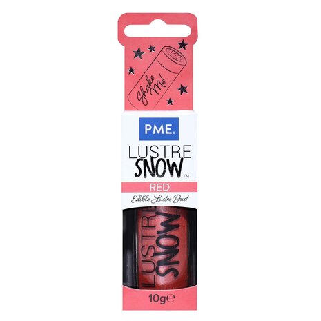 PME Eetbaar glanspoeder 10g rood