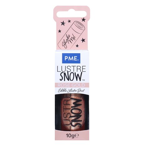 PME Edible lustre powder 10g rose gold